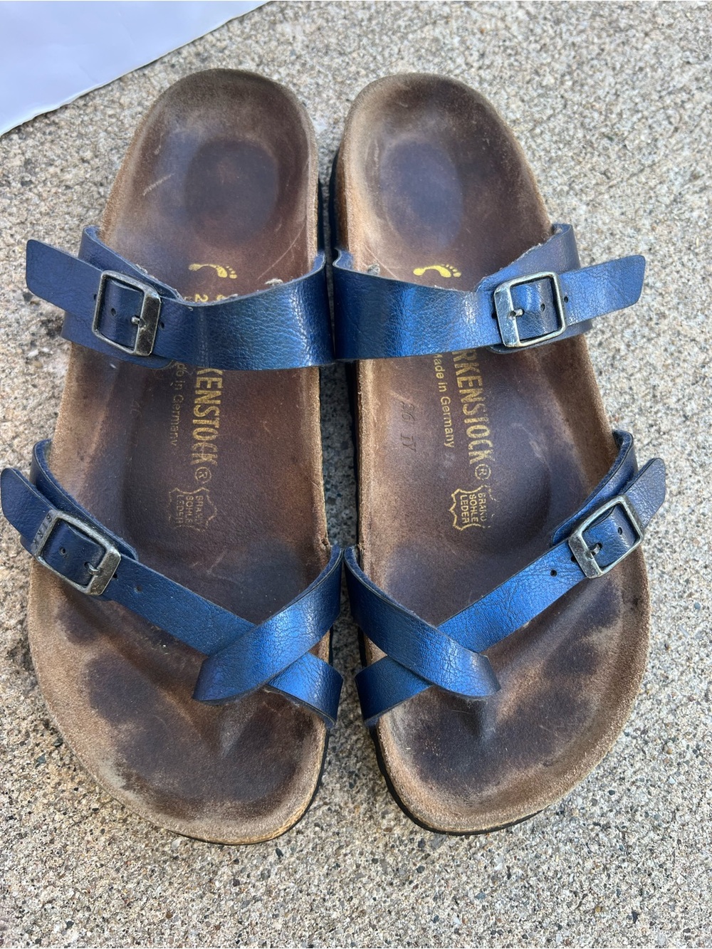 Women’s Birkenstock Mayari sandals in Blue/ Gray size 9